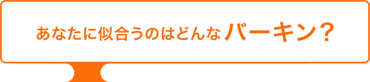 あなたに似合うのはどんなバーキン？