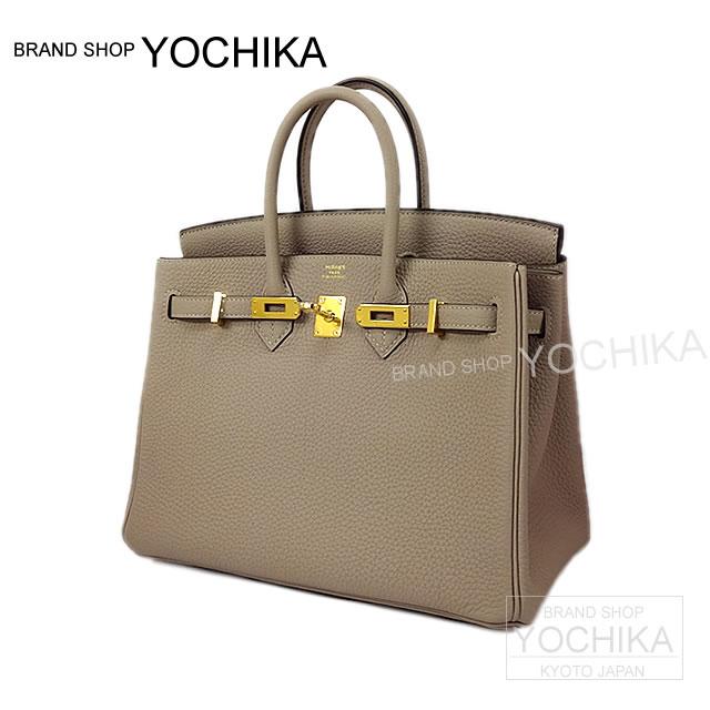 HERMES Handbags Birkin25 Gris Tourterelle Togo GHW [Never used][Authentic]